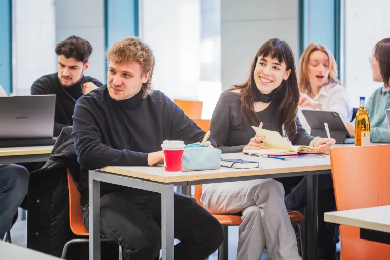 Students at HU's Department of Social Sciences. Credits: Stefan Klenke