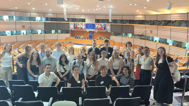 SummerSchool - Plain Language, AI Literacy and Democracy in the EU - Visit of EU Parliament
