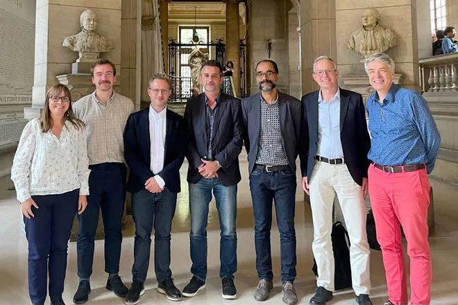 Aarhus - Paris meeting. Photo: Universit&eacute; Paris Cit&eacute;