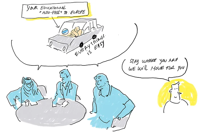 Illustration by Benoit Raucent from the UiO Aula, 2024