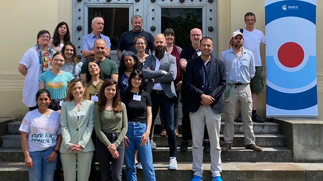 Group photo: thematic seminar 2023 in Berlin