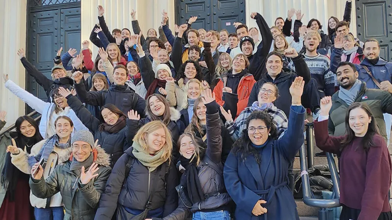 Group photo: Anthropocene students in Oslo