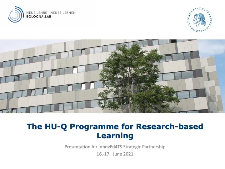 HU-Q Programme