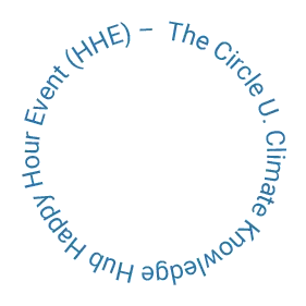 Happy Hour Event written in a circle