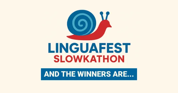Snail representing the linguafest slowkathon