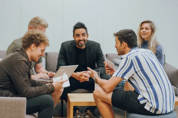 People working together in a meeting