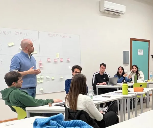 Teacher in a classroom