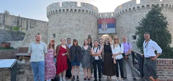 CUSU members in Belgrade. Credits: CUSU