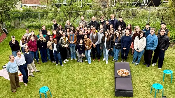 Group photo of students and teachers on the LEAD course in Oslo