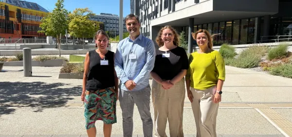 Circle U. representatives at the EUI Research and Practice Symposium. Credits: Audrey Sullivan-Reilly
