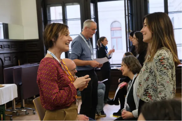 Matchmaking event at UNIVIE. Credits: Felix Fischbacher